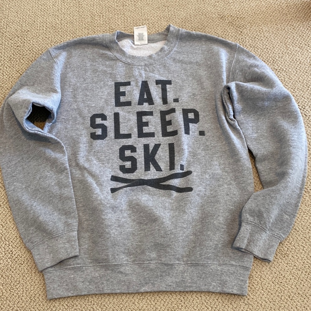 Women’s Eat. Sleep. Ski sweatshirt